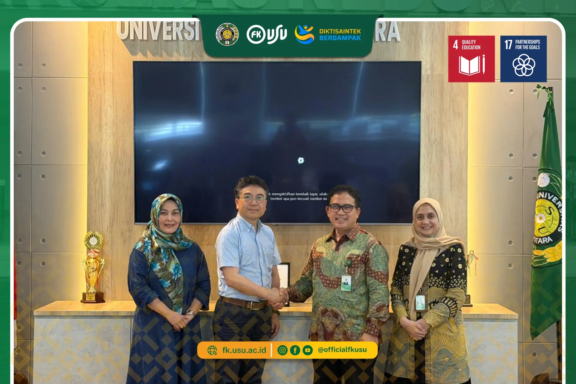 USU Faculty of Medicine Strengthens International Collaboration Through the Visit of Prof. Yasuhito Sako from Asahikawa Medical School, Japan